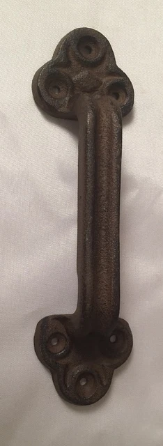 Cast Iron Heavy Duty Gate Shed Barn Door Pull Handle 9" Long 05124