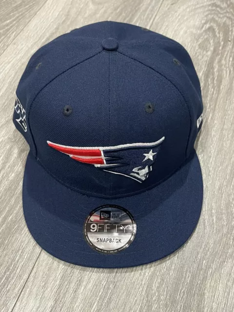 New England Patriots New Era 9Fifty SnapBack Adjustable Hat Navy Color