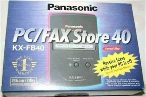 Panasonic PC/FAX Store 40 KX-FB40 - Receive faxes while your PC is off!