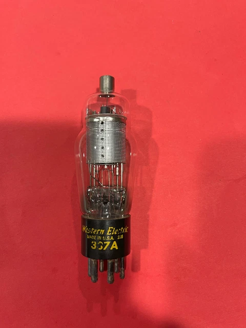 Western Electric 337A Small Punch 2本 動作品 真空管 Western Electric 337A Small Punch 2本 動作品 真空管