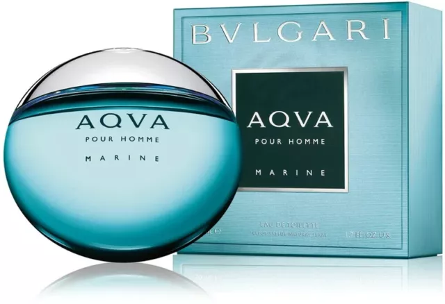 Bulgari Aqva Pour Homme Marine Eau De Toilette 50 Ml Profumo Uomo Raro