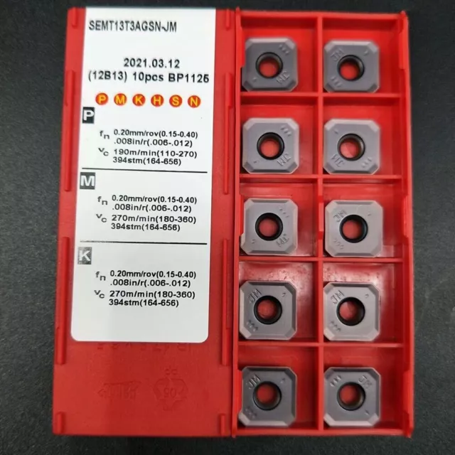 Carbide Insert Precision Grinding SEMT13T3 AGSN-JM BP1125 Turning Tool