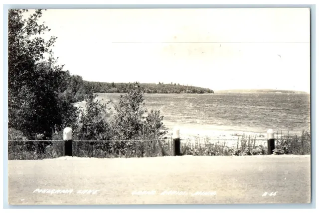 c1940's Pokegama Lake Grand Rapids Minnesota MN RPPC Photo Vintage Postcard