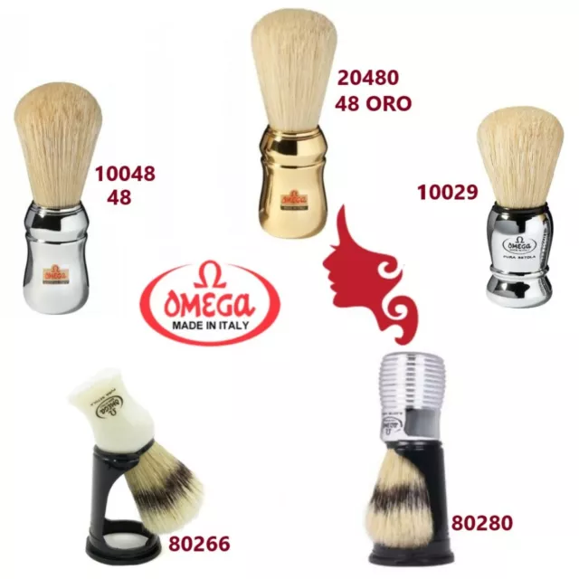 Omega Pennello da barba Professionale 48 - 48 Oro - 80266 - 10029 - 80280