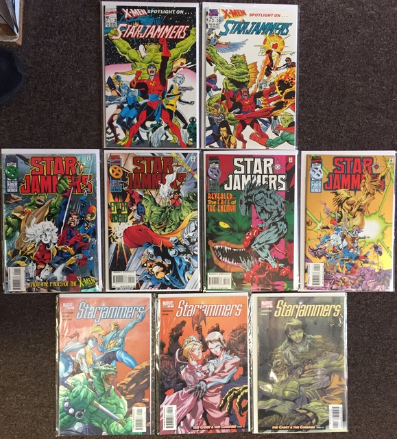 X-Men Spotlight on Starjammers 1 2 (1st Series) 1 2 3 4 (2nd Series) 1 2 4