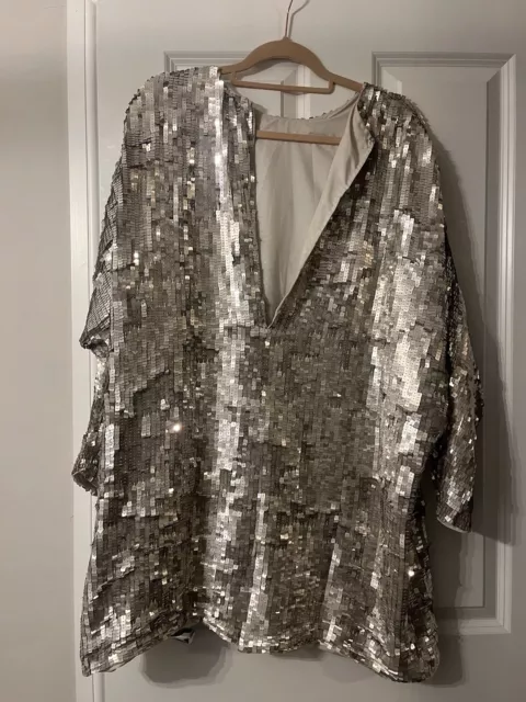 ASOS CHAMPAGNE SEQUIN Dress UK Size 10 $50.83 - PicClick