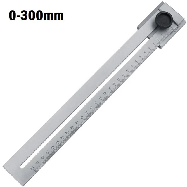 Marcatore taglio vite in acciaio inox ideale per utensili in legno lunghezza di misura 300 mm
