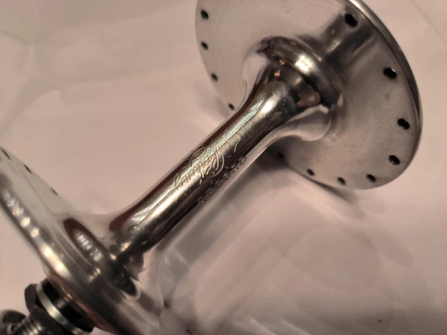 Campagnolo Record high flange Pista/Track PROTOTYPE BACONSLICER front hub 32H Campagnolo Record high flange Pista/Track PROTOTYPE BACONSLICER front hub 32H