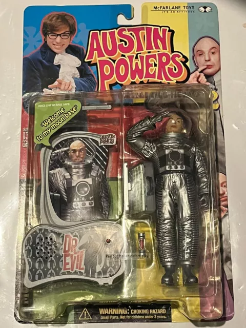 McFarlane Austin Powers Dr Evil Action Figure Toy Moon Mission New