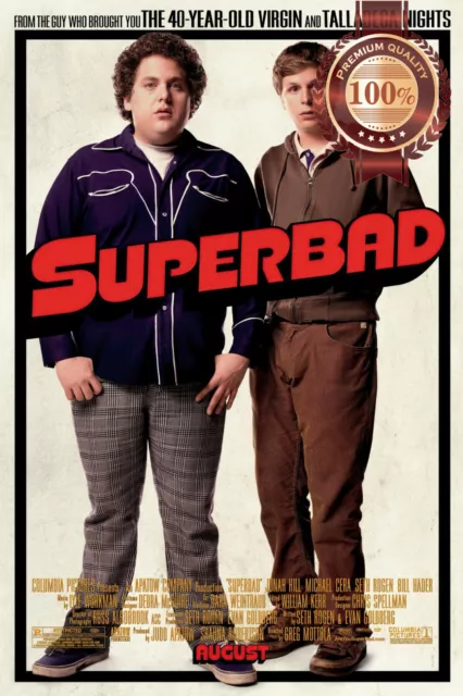 Superbad 2007 Official Original Cinema Film Movie Print Premium Poster