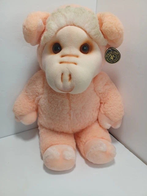 VINTAGE PIGALILLY DUMPLINGS Plush 24K Polar Puff Pink Pig Mighty