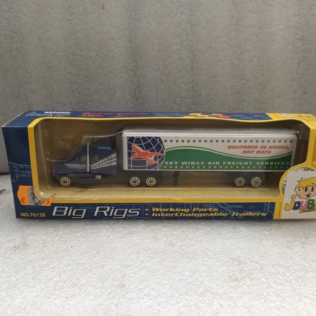 SIKU 1851 CAMION US TRUCK SEMI REMORQUE PORTE CHAR 1/87 + MOISSONNEUSE