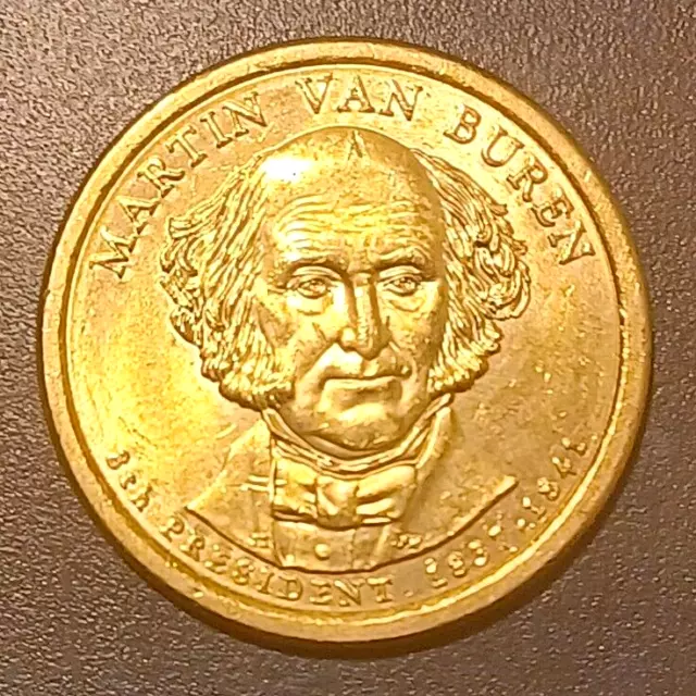 2008-D Martin Van Buren Presidential Dollar 8th President 1837-1841 Coin (#1)