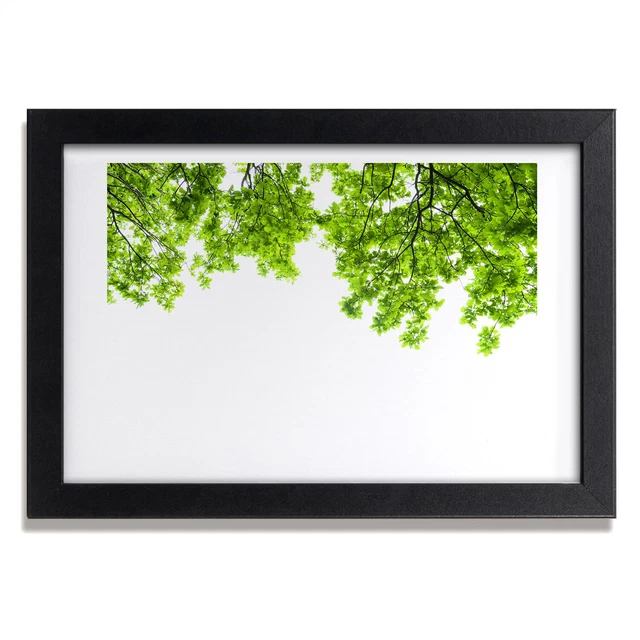 Póster Arte de Pared Decoración de Habitación Madera 30x20 hojas de roble