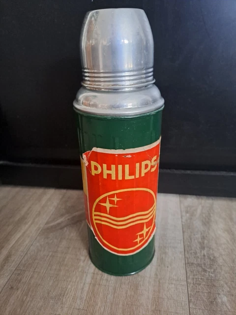 Ancien - Bouteille Thermos -  Philips  - En Métal | Rakuten