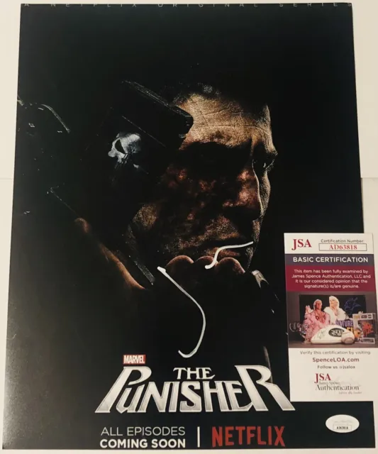 Jon Bernthal Signed 11X14 Photo Photograph The Punisher Tv Show Jsa Coa