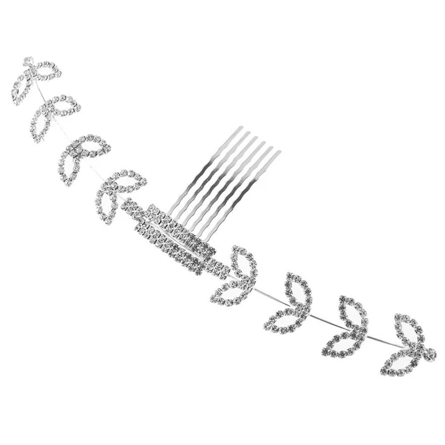 Peigne À Cheveux En Strass Ajustement Du Contour D'oreille Clips Bandeau Mariée