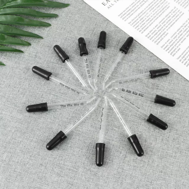 12 Pcs Calibrated Eye Dropper Glass Droppers for Essential Oils