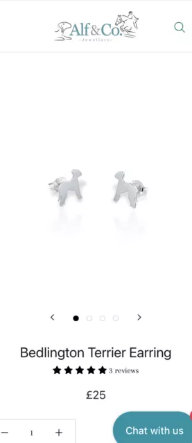 Bedlington Terrier Earrings