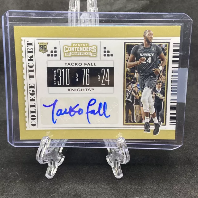 Tacko Fall 2019-20 Panini Contenders Draft Picks Rookie Autograph #118 UFC