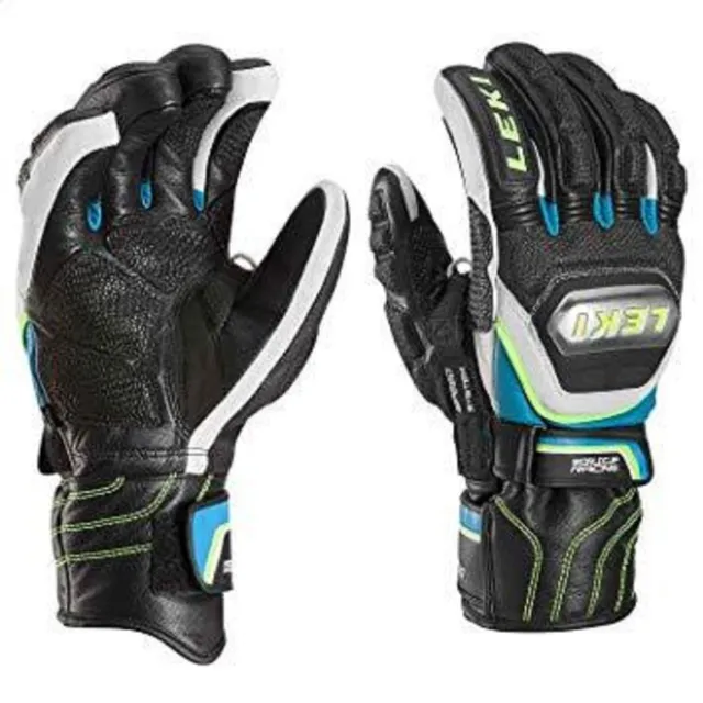 Leki World Cup Racing Ti S Glove Black/Cyan
