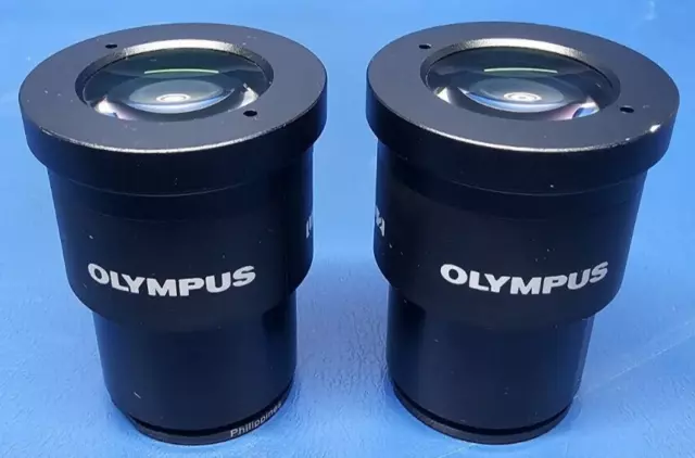 Set of 2, Olympus WHN10X/22 UIS-2 Microscope Eyepiece.