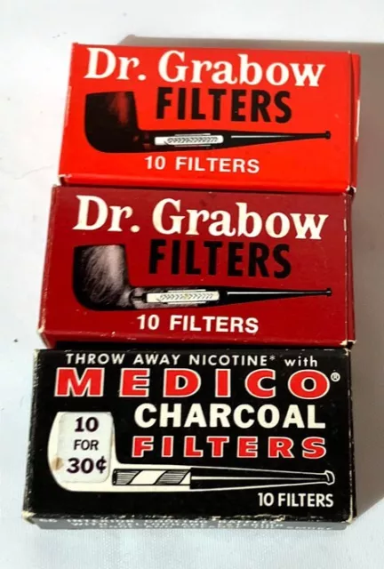 3 Boxes Dr Grabow Medico Pipe Filters