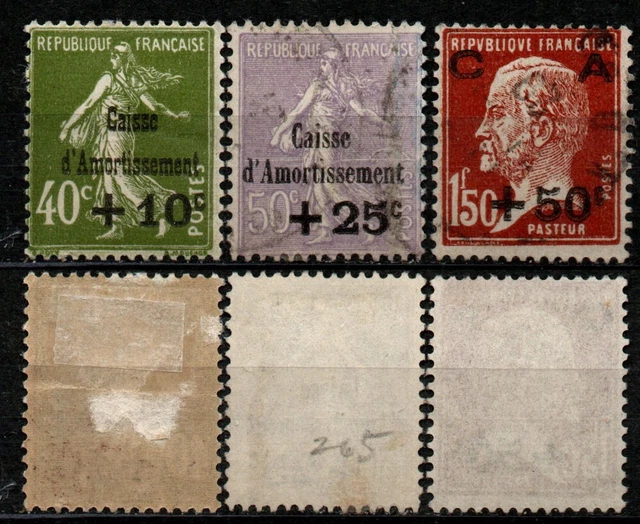 Frankreich - Mi 264-66 gest.