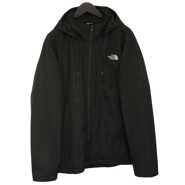 Uomo The North Face Windwall Giacca Nera Imbottito Caldo Taglia 2XL XXL VAR722