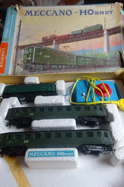 Coffret Train électrique Hornby Meccano – Locomotive Vapeur 20V (fonctionne, Occasion)