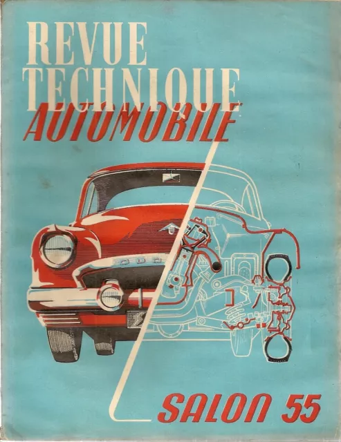 Revue Technique Automobile 114 Rta 1955 Salon De L'automobile 1955 Modeles 1956