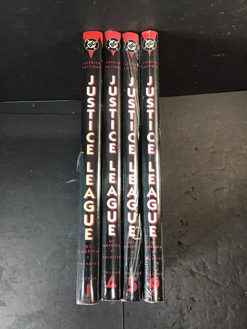 DC Archive Editions JUSTICE LEAGUE OF AMERICA VOLUME 1,4,5,9 JLA ALL SEALED