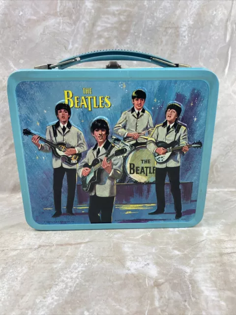 The Beatles Vintage Metal Lunchbox by Aladdin, 1965 - Ithaca Vintage