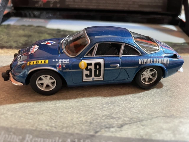 Voiture Miniature 1/43 Eligor Renault Alpine A110 Tour De Corse Andruet #57 1969 - Neuf