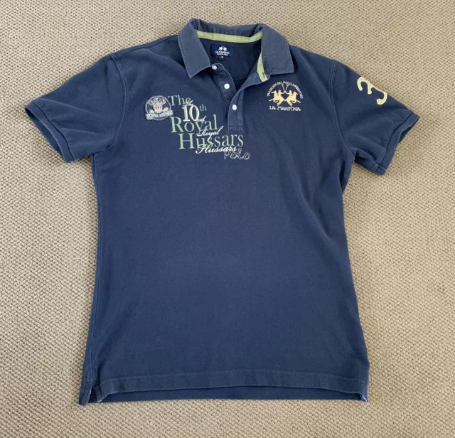 La Martina Buenos Aires Mens Polo Size XL Embroidered The 10th Royal Hussars #3