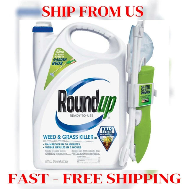 ROUNDUP 1.33 GAL Ready To Use Wand Sprayer Weed & Grass Killer III