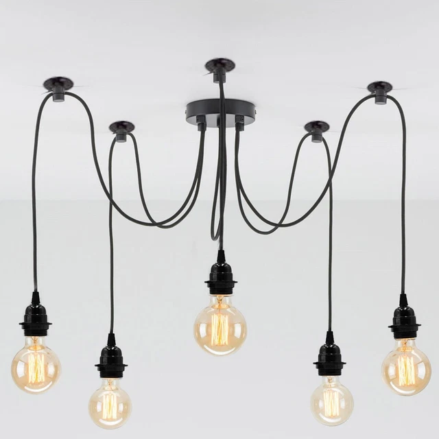 INDUSTRIAL SPIDER LIGHT Fittings Ceiling Multi Bubble Pendant Lamp