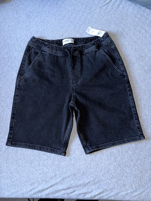 NEW Abercrombie Black Jean Boy Shorts with tags