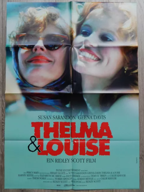 Thelma and Louise German Movie Poster Original 23/31 1991 Scott Sarandon Davis