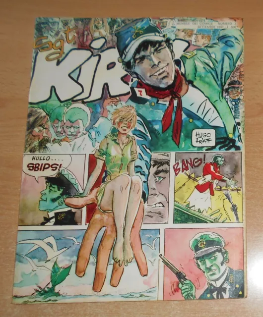 Ed. Sgt Kirk  Serie  Il Sergente Kirk   N°   3   1967  Hugo Pratt  Originale !!!