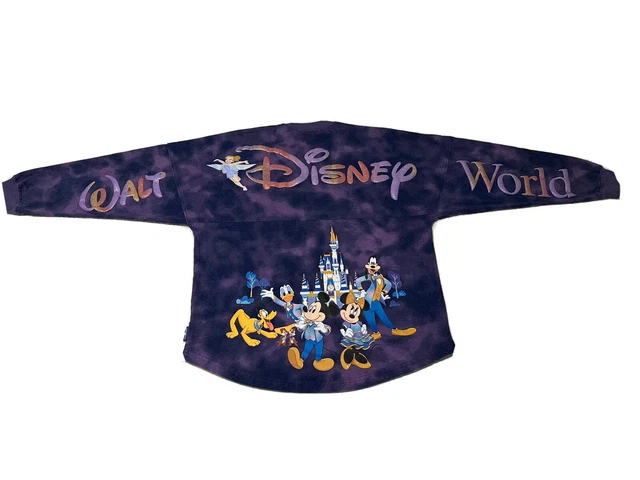 DISNEY PARKS WALT Disney World 50th Mickey & Friends Tie Dye