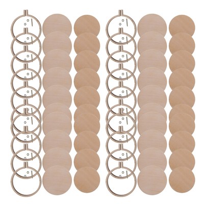 3,5 cm x 3 cm, dimensioni esterne POFET 10 mini cerchi in legno perforati per punto croce punto croce punto croce arte artigianato fai da te 