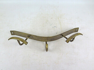 Old Coat Hangers Wall Wrought Iron Golden A Two Hooks Hanger CH2 3
