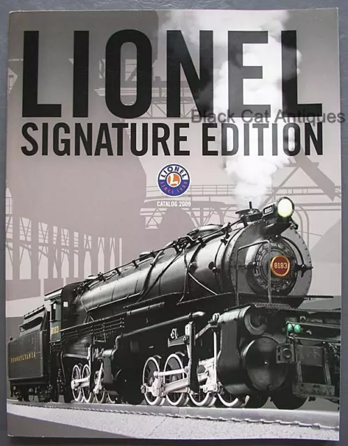 Orig 2009 Lionel  Signature Edition Model Trains/Accessories Catalog w/Prices