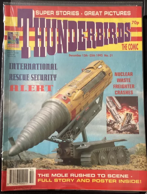 Thunderbirds The Comic 31 VF 1st Print Free UK P&P Fleetway Comics