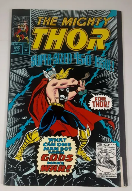 The Mighty Thor #450 Super-Sized Issue great condition (Aug 1992, Marvel)