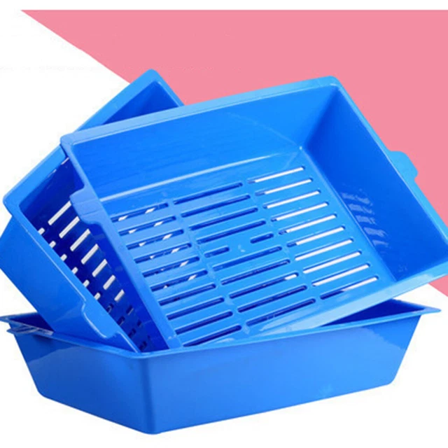 Caja de arena para gatos autolimpieza plegable para cachorros caja de arena para cachorros