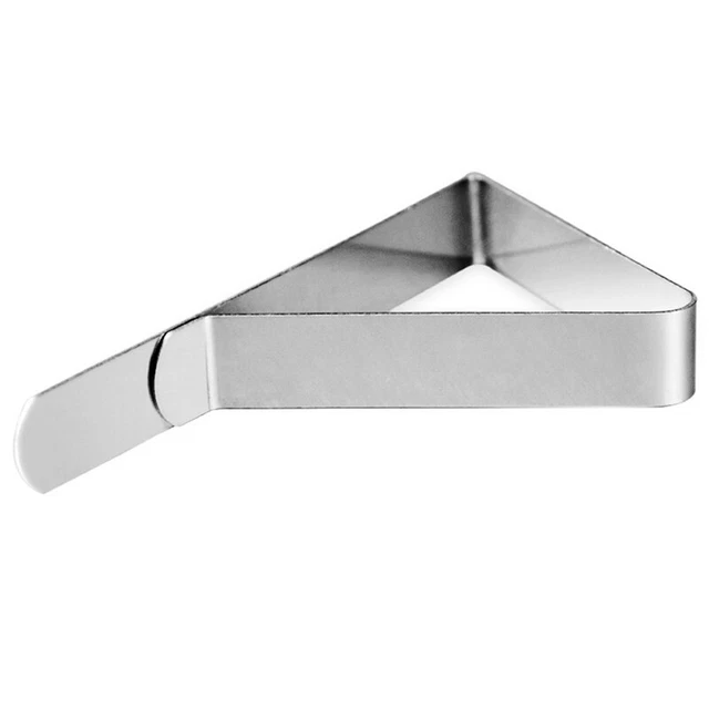 4 PIEZAS Mantel de acero inoxidable Abrazaderas Paseo de bodas Soporte de manta Clip