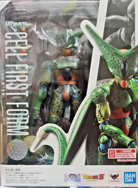 Bandai Dragon Ball Z Cell First Form S.H.Figuarts, Action Figure 17 Cm, Collezionabile