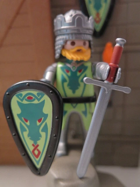 Figurine PLAYMOBIL : 1 Roi - Univers Chevaliers Et Château - Moyen Âge - Occasion En Super état